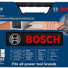 Bosch Zubehör 103-teiliges Bit- und Bohrerset – 2608594070