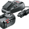 Bosch-Zubehör 1600a00zr8 | Starterset | 18v | 1 x 6,0 Ah Akku + AL1830 CV Ladegerät 1600a00zr8