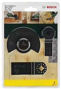 Bosch Zubehör 3-teiliges Starterset Holz und Metall für Multitools – 2607017323