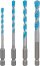 Bosch Zubehör 4-teiliger Satz Universalbohrer Sechskant-9 Multikonstruktion 4 5 6 8 - 2608902368