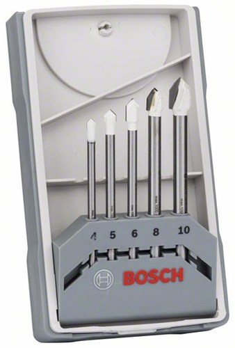 Bosch Zubehör 5-teiliges Fliesenbohrer-Set Cyl-9 Keramik 4,0; 5,0; 6,0; 8,0; 10,0 mm 5 Stück – 2608587169