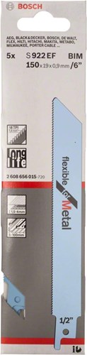 Bosch Säbelsägeblatt S922EF (5 Stück)