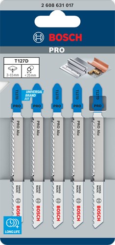 Bosch Stichsägeblatt T127D (5 Stück)