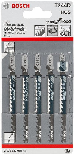Bosch Stichsägeblatt T244D (5 Stück)