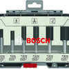 Bosch Zubehör 6-teiliger gerader Fräsersatz - Schaftdurchmesser 8 mm - 2607017466