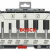 Bosch Zubehör 6-teiliger gerader Fräsersatz - Schaftdurchmesser 8 mm - 2607017466