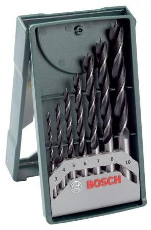 Bosch Zubehör 7-teiliges Mini-X-Line Holzbohrer-Set – 2607019580