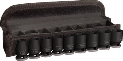 Bosch Professional Pro Impact Schlag-Stecknuss-Set kurz 3 8 9-teilig – 2608003036