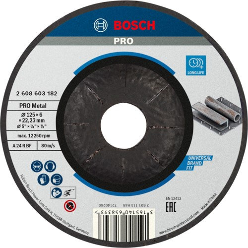 Bosch Prof Schleifscheibe gebogen 125 mm