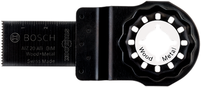 Bosch Zubehör BIM Tauchsägeblatt AIZ 20 AB Holz und Metall – 2609256950