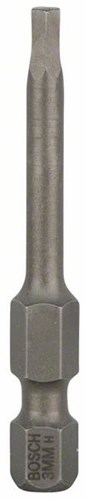Bosch Zubehör Bit extrahart Sechskant 3, 49 mm 3 Stück - 2607001732