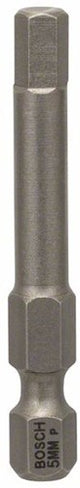 Bosch Zubehör Bit extrahart Sechskant 5, 49 mm 3 Stück - 2607001734
