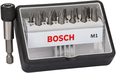 Bosch Zubehör Bit-Set | extra hart m1 | robustline | 13-teilig | 2607002563 - 2607002563