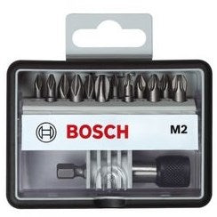 Bosch Zubehör Bit-Set | extra hart m2 | robustline | 13-teilig | 2607002564 - 2607002564