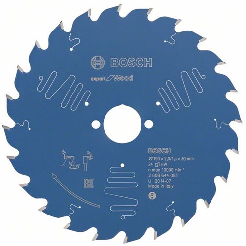 Bosch Zubehör Kreissägeblatt 190x30x2 1,3x24 Z - 2608644083