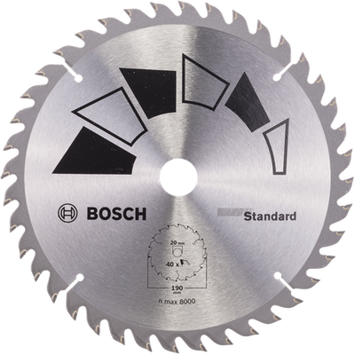 Bosch Zubehör Kreissägeblatt Basic 190x22x20 16,t40 - 2609256819
