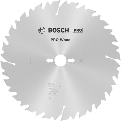 Bosch Zubehör Kreissägeblatt Holz konstruieren 300 x 30 x 2,8 mm, 20 1 Stück - 2608640700