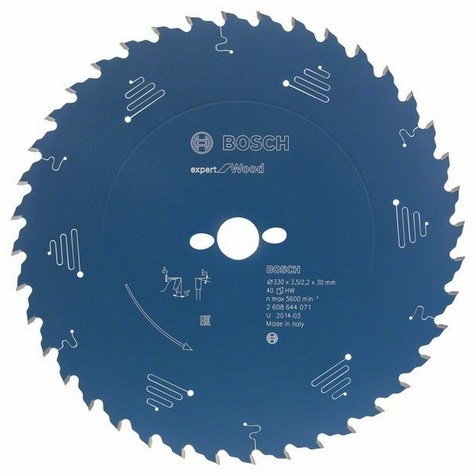 Bosch Zubehör Kreissägeblatt Expert für Holz 160x20x2,2 1,6x24t - 2608644016