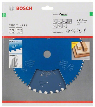 Bosch Zubehör Kreissägeblatt Expert für Holz 210x30x2,4 1,6x40 t - 2608644056