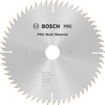 Bosch Zubehör Kreissägeblatt Multi Material 216 x 30 x 2,5 mm, 60 1 St. - 2608640446