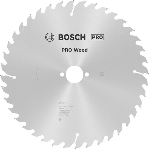 Bosch Zubehör Kreissägeblatt Optiline K V 254x30x2,8 40t WZ - 2608640443