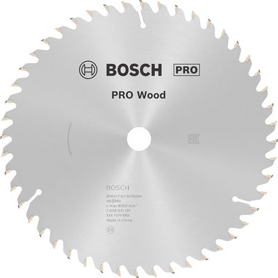 Bosch Zubehör Kreissägeblatt Optiline Wood 184 x 16 x 2,6 mm, 48 1St - 2608641181