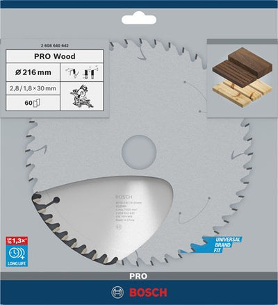Bosch Zubehör Kreissägeblatt Optiline Wood 216x30x60 | 2608640642