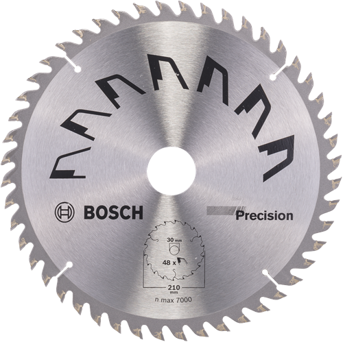 Bosch Zubehör Kreissägeblatt Präzision 210x2x30 -,T48 - 2609256873