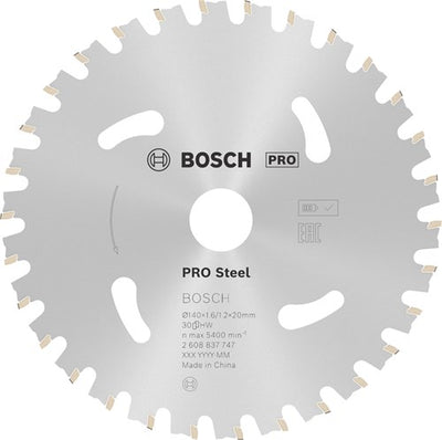 Bosch Zubehör Kreissägeblatt | Norm für Stahl | 140mm | t30 2608837747
