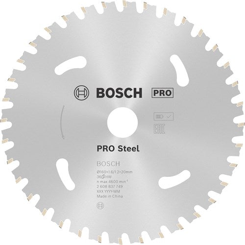 Bosch Zubehör Kreissägeblatt | Norm für Stahl | 160mm | t36 2608837749