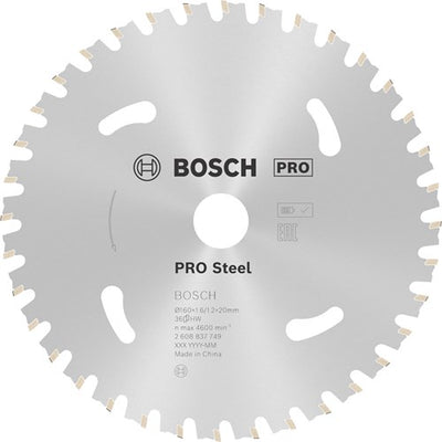 Bosch Zubehör Kreissägeblatt | Norm für Stahl | 160mm | t36 2608837749