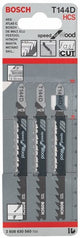 Bosch Zubehör Stichsägeblatt T 144 D Speed für Holz 3 Stück – 2608630560