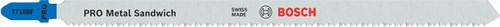 Bosch Zubehör Stichsägeblatt T 718 BF Metall Sandwich 3 Stück - 2608636335