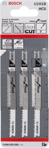 Bosch Stichsägeblatt u101b (3 Stück)