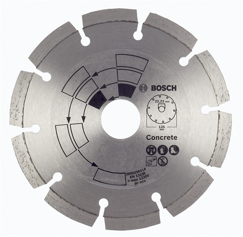 Bosch - Diamanttrennscheibe Beton 125 x 22 x 1,7 x 7,0 mm