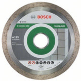 Bosch Zubehör Diamanttrennscheibe Standard für Keramik 125 x 22,23 x 1,6 x 7 mm 1St - 2608602202 - afbeelding 1