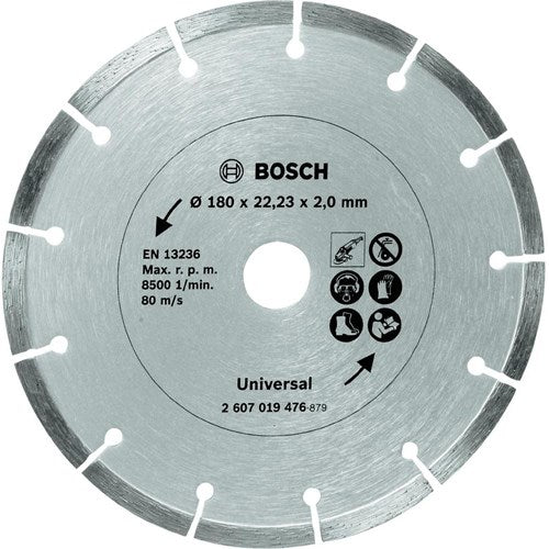 Bosch Zubehör Diamant-Trennscheibe für Baustoffe, 180 mm ø - 2607019476