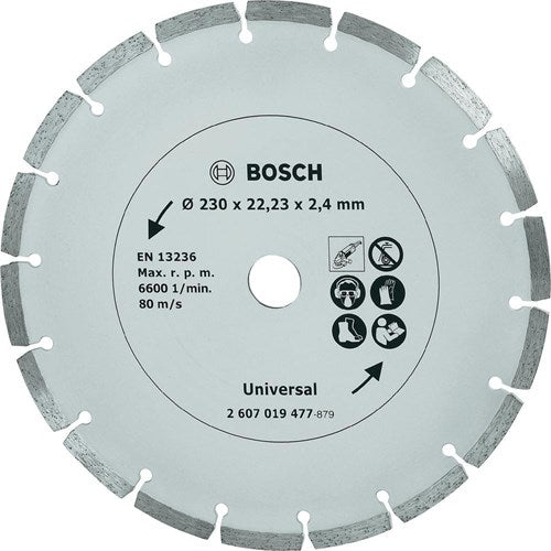 Bosch Zubehör Diamantscheibe Universal | 230 mm – 2607019477