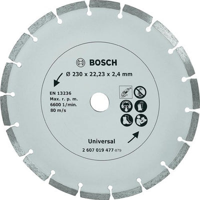 Bosch Zubehör Diamantscheibe Universal | 230 mm – 2607019477