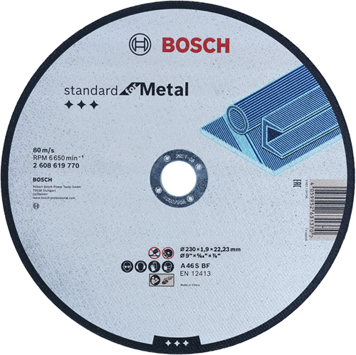 Bosch Zubehör Trennscheibe Standard Metall 230x1,9x22,23 - 2608619770
