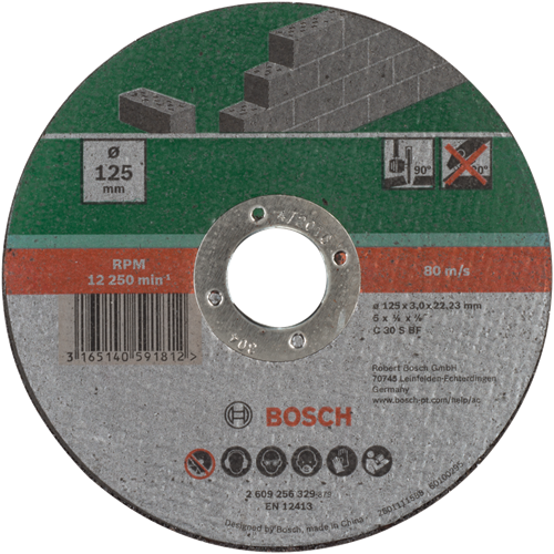 Bosch Zubehör Trennscheibe Stein, 125 x2,5 gerade - 2609256329