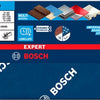 Bosch Zubehör Expert 55-teiliges Set Schleifscheibe O780 mit Folienunterlage, 125 mm, 5xG60; 15xg80; 15xg120; 15xg180; 5xg240 - 2608902429