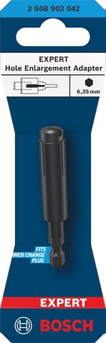 Bosch Zubehör Expert Adapter zur Lochvergrößerung | ø11 x Sechskant 6,35 mm - 2608902042