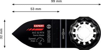 Bosch Zubehör Experte Avz 32 RT4 Schleiffinger | 32x53mm - 2608902066