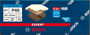 Bosch Zubehör 2608901640 Schleifpapier für Multischleifer Körnung (Anzahl) 40 (L x B) 150 mm x 100 mm 50 Stk - afbeelding 2