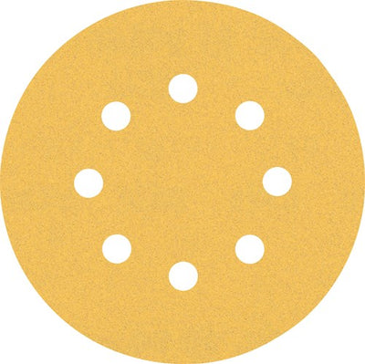 Bosch Zubehör Expert C470 Schleifpapier für Exzenterschleifer 125 mm, 8 Löcher, K120 50-teilig – 1 Stück – 2608900912