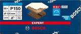 Bosch Zubehör Expert C470 Schleifpapier für Exzenterschleifer 125 mm, 8 Löcher, K150 50-teilig – 1 Stück – 2608901120 - afbeelding 2