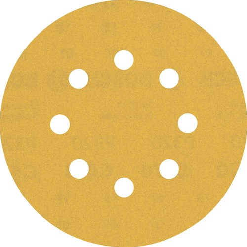 Bosch Zubehör Expert C470 Schleifpapier für Exzenterschleifer 125 mm, 8 Löcher, K320 50-teilig – 1 Stück(e) – 2608900915