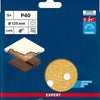 Bosch Zubehör Expert C470 Schleifpapier für Exzenterschleifer 125 mm, 8 Löcher, K40 5-teilig – 2608900803