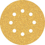 Bosch Zubehör Expert C470 Schleifpapier für Exzenterschleifer 125 mm, 8 Löcher, K40 5-teilig – 2608900803 - afbeelding 1